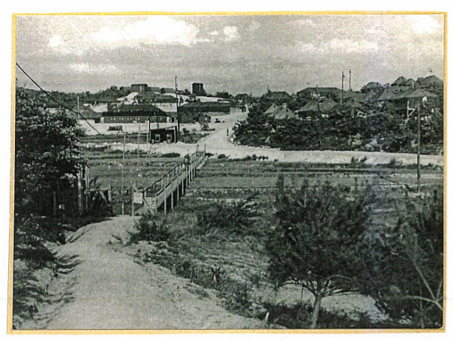 The path from the NNSC Camp to the Joint Security Area in 1954 where the regular plenary meetings of the NNSC have been taking place without interruption, as prescribed in the Armistice Agreement.